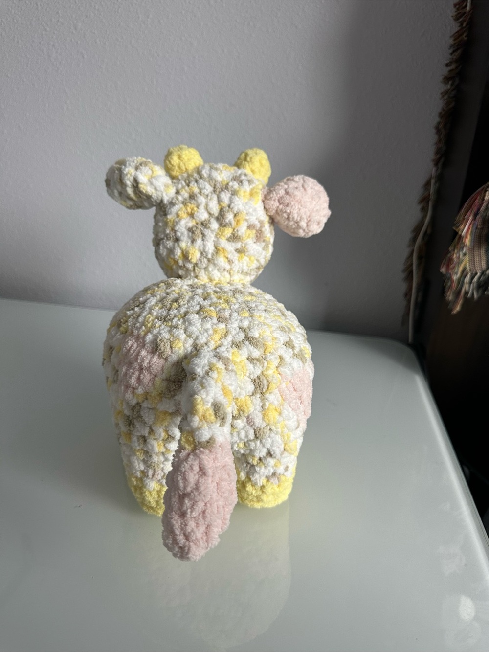 Handmade Crochet Cow Plushie - Picture 6 of 8